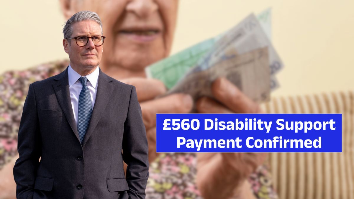 £560 Disability Support Payment Confirmed