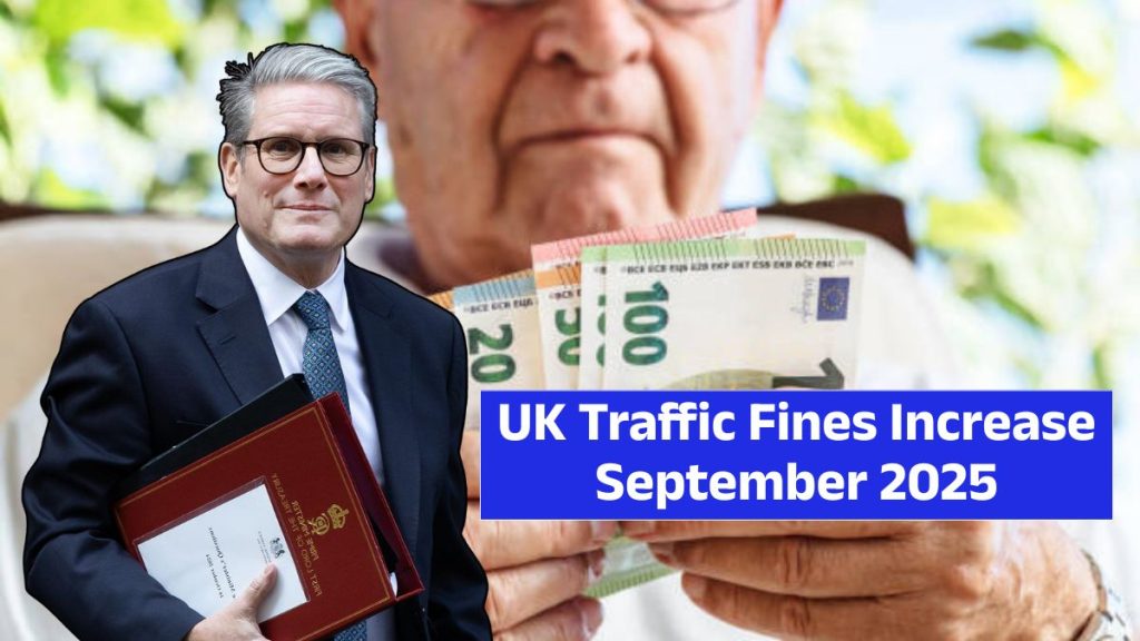 UK Traffic Fines Increase September 2025
